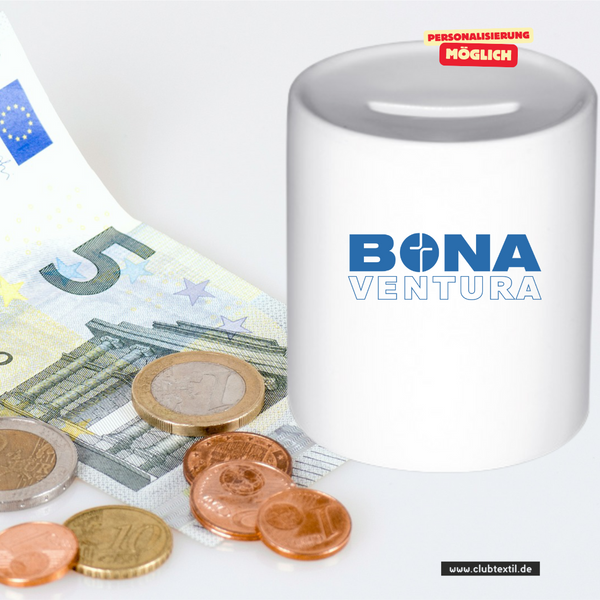 CT Spardose - St.-Bonaventura-Gymnasium - Schriftzug blau
