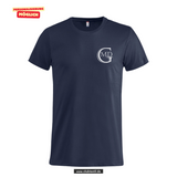 Clique Basic - T - Herren - navy - beidseitig bedruckt - Marion Dönhoff Gymnasium