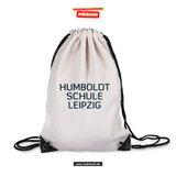 CT Gymbag - natur - Humboldtschule Leipzig - Schriftzug