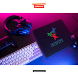 CT Mousepad - schwarz - Grundschule Steppach - Logo farbig