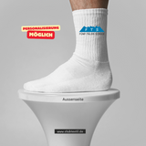 CT Tennissocken - weiß/weiß/blau - 5-Täler-Schule