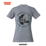 Clique BASIC T- Damen - grey melange - beidseitig bedruckt - Oberschule Braunlage