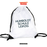 CT Gymbag - weiß - Humboldtschule Leipzig - Schriftzug