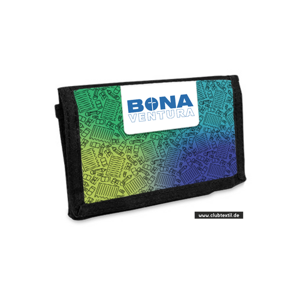 CT Geldbörse - blau - St.-Bonaventura-Gymnasium - Schriftzug blau