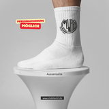 CT Tennissocken - weiß/weiß/schwarz - Maria-Ward-Schule Kempten