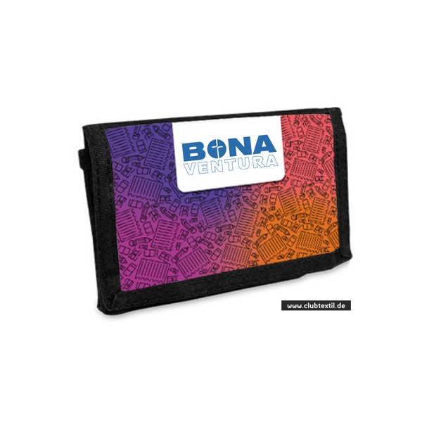 CT Geldbörse - rosa - St.-Bonaventura-Gymnasium - Schriftzug blau