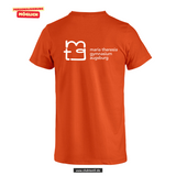 Clique Basic - T - Herren - blutorange - beidseitig bedruckt - Maria Theresia Gymnasium Augsburg