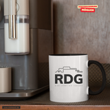 CT Tasse - schwarz - Rudolf Diesel Gymnasium Augsburg - Schriftzug
