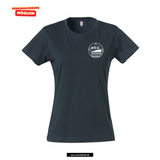 Clique BASIC T - Damen - navy - beidseitig bedruckt - Robert Schumann Gymnasium