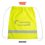 Korntex Gymbag - neon - Schule am Stromberg - Schriftzug schwarz
