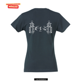 Clique BASIC T - Damen - navy - beidseitig bedruckt - Robert Schumann Gymnasium