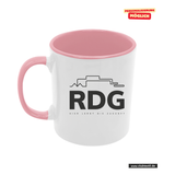 CT Tasse - rosa - Rudolf Diesel Gymnasium Augsburg - Schriftzug
