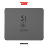 CT Mousepad - grau - Gymnasium bei St. Stephan - Logo schwarz