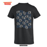 Clique Basic - T - Herren - schwarz - beidseitig bedruckt - back print - Maria Theresia Gymnasium Augsburg