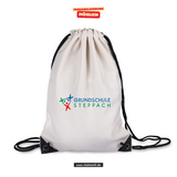 CT Gymbag - natur - Grundschule Steppach - Schriftzug