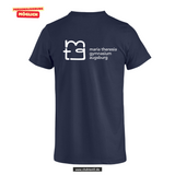 Clique Basic - T - Kinder - dark navy - beidseitig bedruckt - Maria Theresia Gymnasium Augsburg