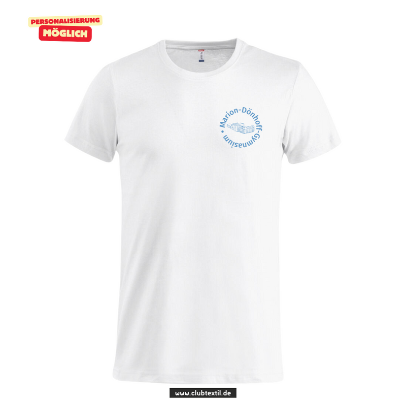 Clique Basic - T - Kinder -  weiß - Marion Dönhoff Gymnasium - blau