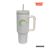 CT Edelstahl-Thermobecher - 1100ml - StanleyCup - Schule am Stromberg - Logo