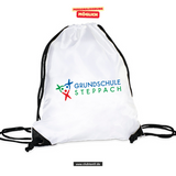 CT Gymbag - weiß - Grundschule Steppach - Schriftzug