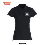 Clique BASIC Polo - Damen - schwarz - beidseitig bedruckt - Robert Schumann Gymnasium