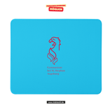 CT Mousepad - blau - Gymnasium bei St. Stephan - Logo rot
