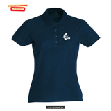 Clique BASIC Polo - Damen - dark navy - Druck beidseitig - Oberschule Braunlage