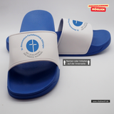 CT Badelatschen - blau/weiß - St.-Bonaventura-Fachakademie für Sozialpädagogik Dillingen - Logo