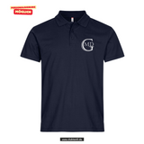 Clique BASIC Polo - Herren - navy - Druck beidseitig -  Marion Dönhoff Gymnasium