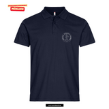 Clique BASIC Polo - Herren - dark navy  - Druck beidseitig -  Oldenburg Grundschule Dietrichsfeld