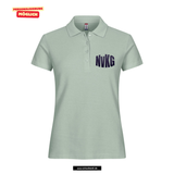 Clique BASIC Polo - Damen - sage green - Druck beidseitig - Nikolaus-von-Kues Gymnasium