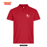 Clique BASIC Polo - Herren - rot - beidseitig bedruckt - Königs Wusterhausen Marie-und Hermann-Schmidt Schule