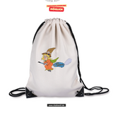 CT Gymbag - natur - Oberschule Braunlage - Logo Hexe bunt