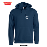 BASIC Hoody - Kinder - dark navy - Druck beidseitig - Aspach Conrad-Weiser-Schule