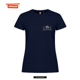 Clique BASIC T - Damen - dark navy - beidseitig bedruckt - Holbein Gymnasium Augsburg