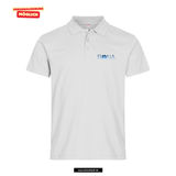 Clique BASIC Polo - Herren - weiß - Druck beidseitig - V4 - BONA - St. Bonaventura Fachakademie