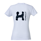 Clique BASIC T- Damen - weiß - Humboldtschule Leipzig