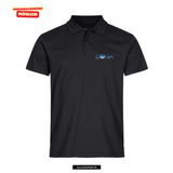 Clique BASIC Polo - Herren - schwarz - Druck beidseitig - V4 - BONA - St. Bonaventura Realschule