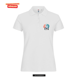 Clique BASIC Polo - Damen - weiß - Druck beidseitig - Ernst-Abbe-Gymnasium Jena