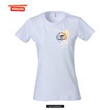Clique BASIC T - Damen - weiß - beidseitig bedruckt - Michelstadt Gymnasium