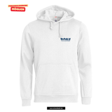 BASIC Hoody - Kinder - weiß - Druck beidseitig - V1 - St. Bonaventura Dillingen Gymnasium