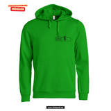 BASIC Hoody - Kinder - apple green - Druck beidseitig - Adolf-Clarenbach Schule Neuss