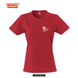 Clique BASIC T - Damen - rot - beidseitig bedruckt - Königs Wusterhausen Marie-und Hermann-Schmidt Schule