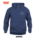 BASIC Hoody - Kinder - dark navy - Druck beidseitig - Oldenburg Grundschule Dietrichsfeld
