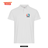 Clique BASIC Polo - Herren - weiß - beidseitig bedruckt - Ernst-Abbe-Gymnasium Jena