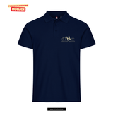 Clique BASIC Polo - Herren - dark navy - beidseitig bedruckt - Holbein Gymnasium Augsburg