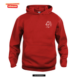 BASIC Hoody - Kinder - rot - Druck beidseitig - Beethovenschule Offenbach