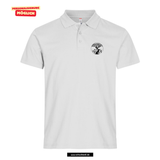 Clique BASIC Polo - Herren - weiß - beidseitig bedruckt - Rotbuchenschule München