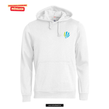 BASIC Hoody - Kinder - weiß - Druck beidseitig - bunt - Gebrüder-Montgolfier-Gymnasium Berlin