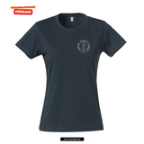 Clique BASIC T - Damen - dark navy - beidseitig bedruckt - Oldenburg Grundschule Dietrichsfeld