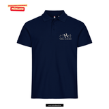Clique BASIC Polo - Herren - dark navy - beidseitig bedruckt - Holbein Gymnasium Augsburg